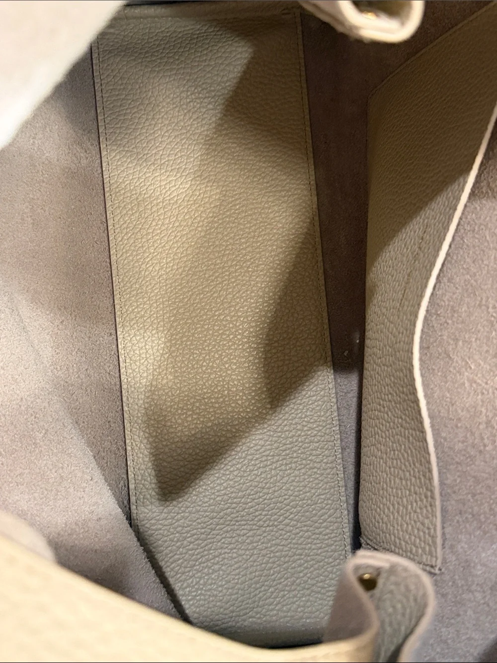 Rebecca Minkoff Cream Pebbled Leather Hobo Shoulder Bag